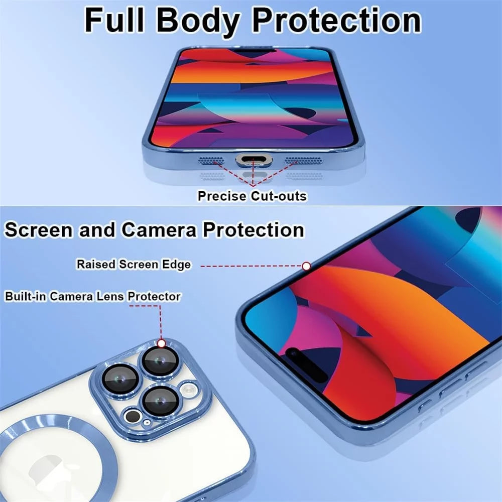 Iphone Case Cover, Shockproof Case Lightweight Rugged Cover for Apple Iphone 15 14 13 12 11 Pro Max Clear Case